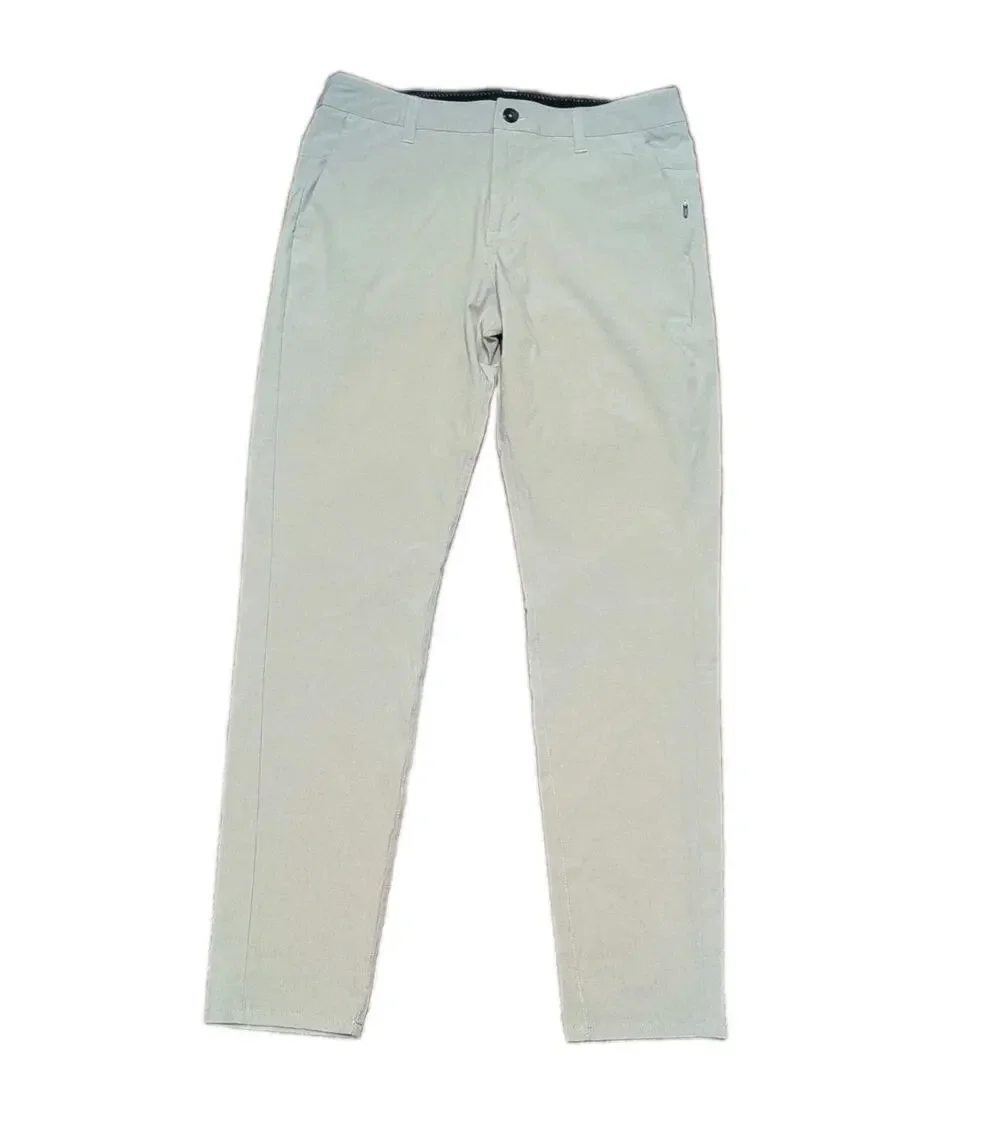 Vuori Pants Men Aim Size 30x31 Khaki Beige Performance Stretch V431 Athleisure